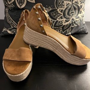 Marc Fisher Suede Espadrille Wedge